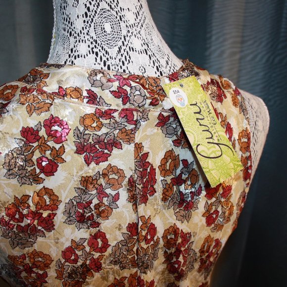 Upcycled NWT silk dress - Picture 4 of 7